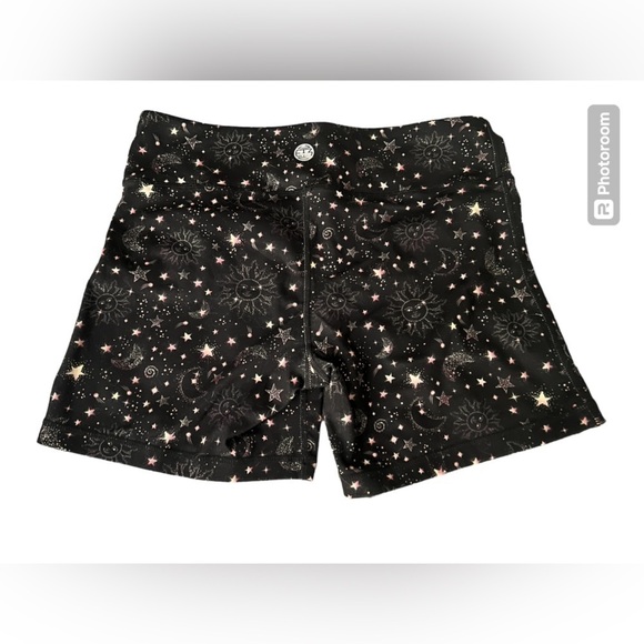 I am becoming 3 inch shorts no ride celestial print moon stars size large - Picture 2 of 4